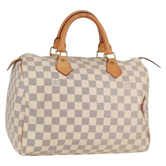 LOUIS VUITTON Damier Azur Speedy 30 Hand Bag - Picture 1 of 16